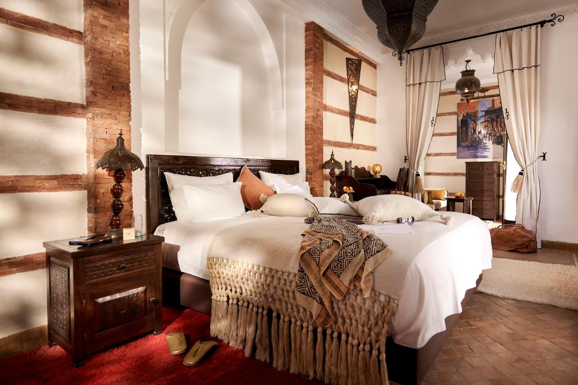 Riad Dar Amanza En Exclusivite Avec 4 Chambres Au Coeur De La Medina Marrakesh Buitenkant foto